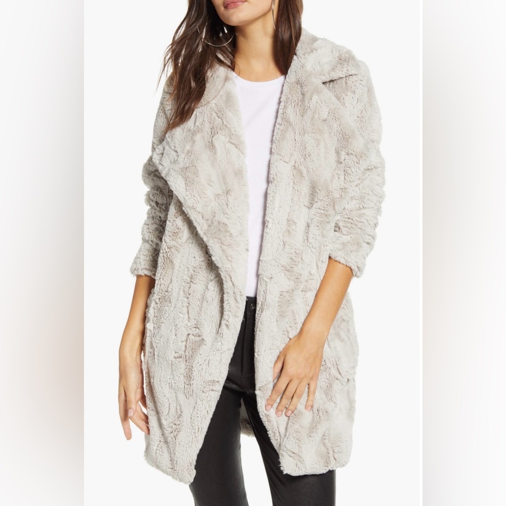BB Dakota Soft Cream Teddy Jacket